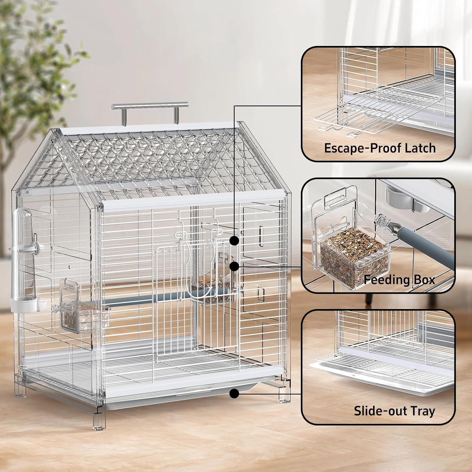 Discover Our Perfect Travel Companion: The 20.5” Pet⁢ Bird Cage!