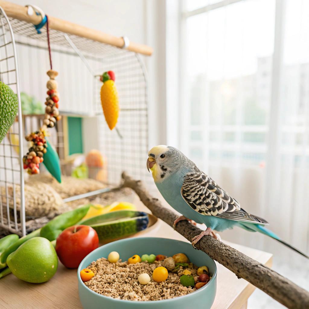 1) Provide a Balanced Diet: Ensure your parakeet’s diet includes a variety of seeds,pellets,fruits,and vegetables to meet their nutritional needs and support overall health